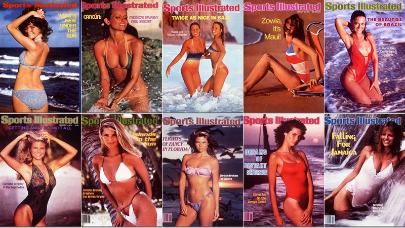 Illustration for article titled The 'Evolution' of Sexy: Every Sports Illustrated Swimsuit Cover Ever